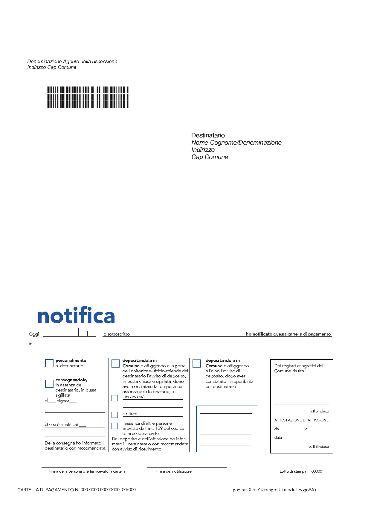 Cartella esattoriale, pagina 5 di 5