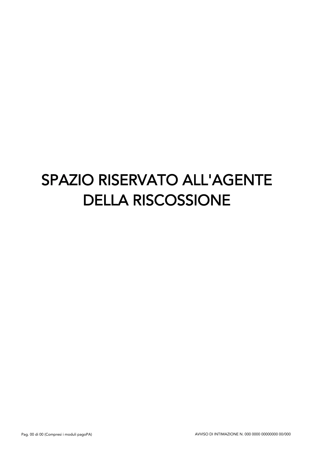 Intimazione di pagamento, pagina 2 di 3